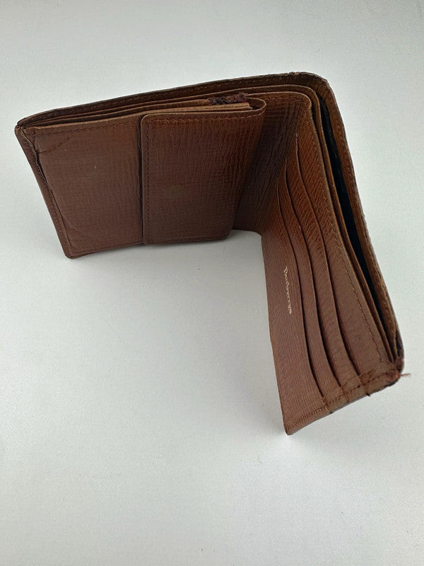 Brown Leather Bifold Wallet - Zage Vintage