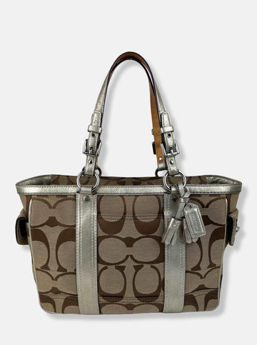Canvas Gallery Jacquard Satchel Tote